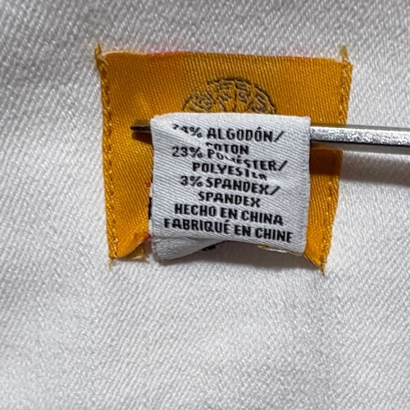 Ruby Rd. White Zip-Front Stud Collar Jean Jacket - Picture 4 of 7